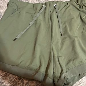 Avia Olive Green Athletic Shorts - Women’s L